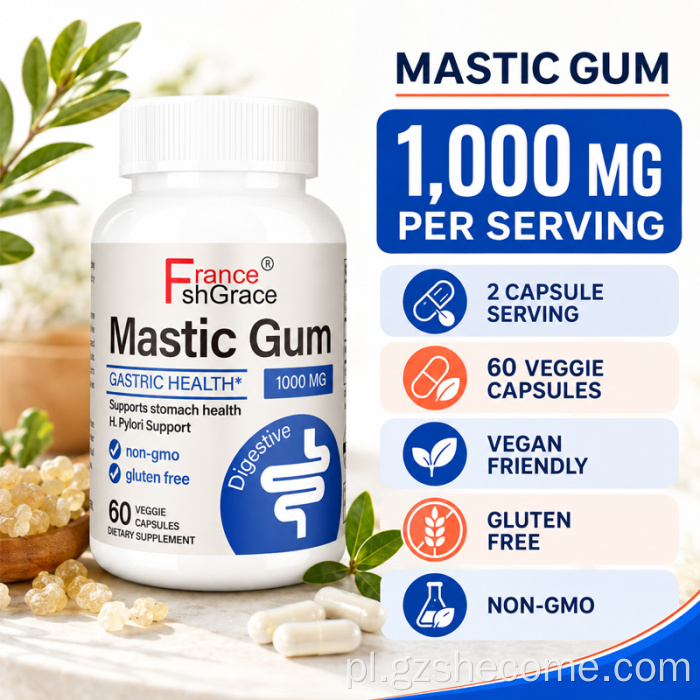 Shecome Mastic Gum Capsules Wsparcie zdrowia żołądka